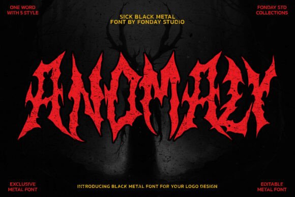Anomaly Font: A Design Weapon for the Extreme