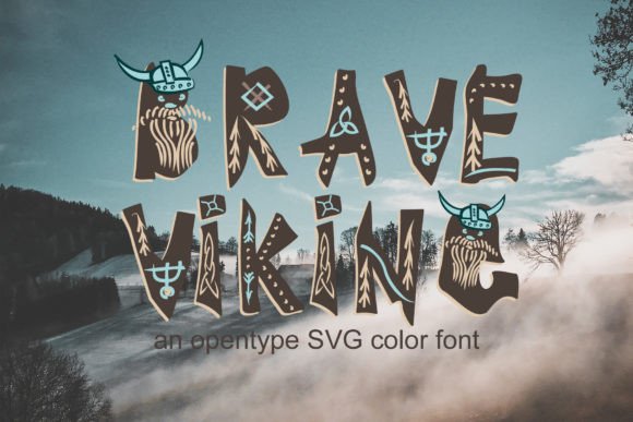 Brave Viking Font: Bold Display Type for Modern Projects
