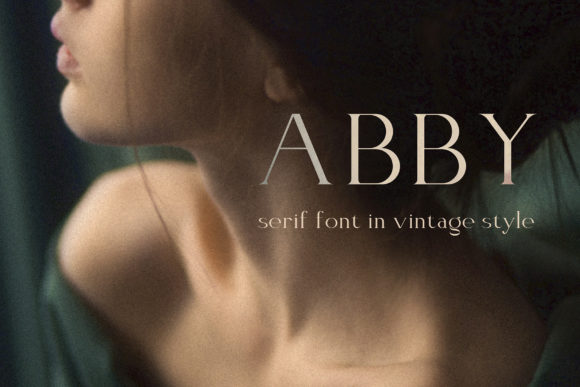 Elegant Font Abby: A Modern Revival of Ancient Printed Text Aesthetics