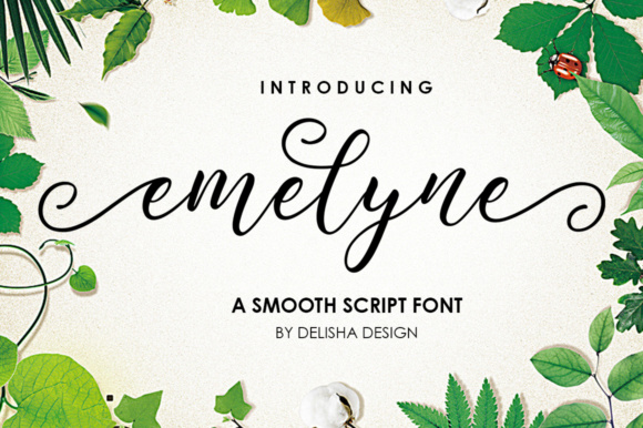 Emelyne Script Font – Blending Elegance with Modern Versatility