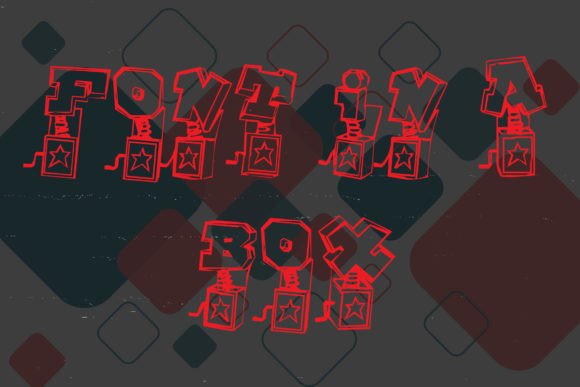 Font in a Box: A Playful Display Font for Bold Projects