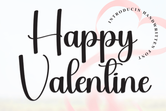 Happy Valentine Font: A Handwritten Elegance for Modern Creative Projects