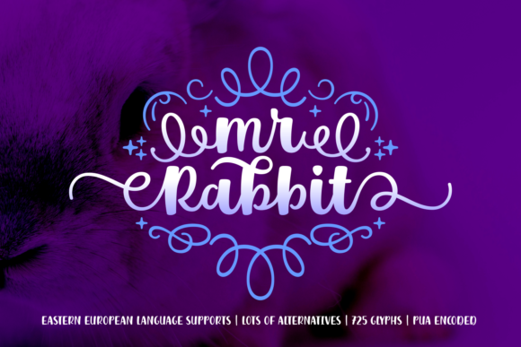 Mr. Rabbit Font: A Bold Festive Typeface for Creators