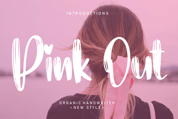 Pink Out: A Handwritten Font for Authentic Branding