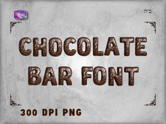 Say Hello to the Chocolate Bar Font: A 3D Color Font That Brings Playful Energy to Every Project