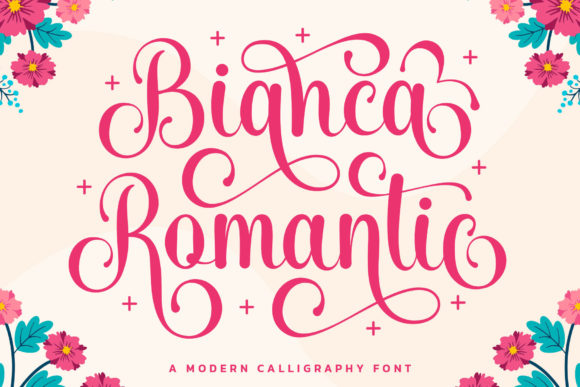 The Allure of Bianca Romantic Font: A Script Typeface for Modern Elegance