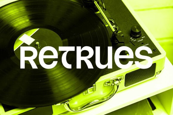 The Neon Pulse of Retrues Font: Where Analog Warmth Meets Geometric Precision