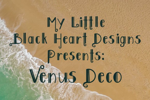 Venus Deco Font: Elegant Handwritten Charm for Modern Design